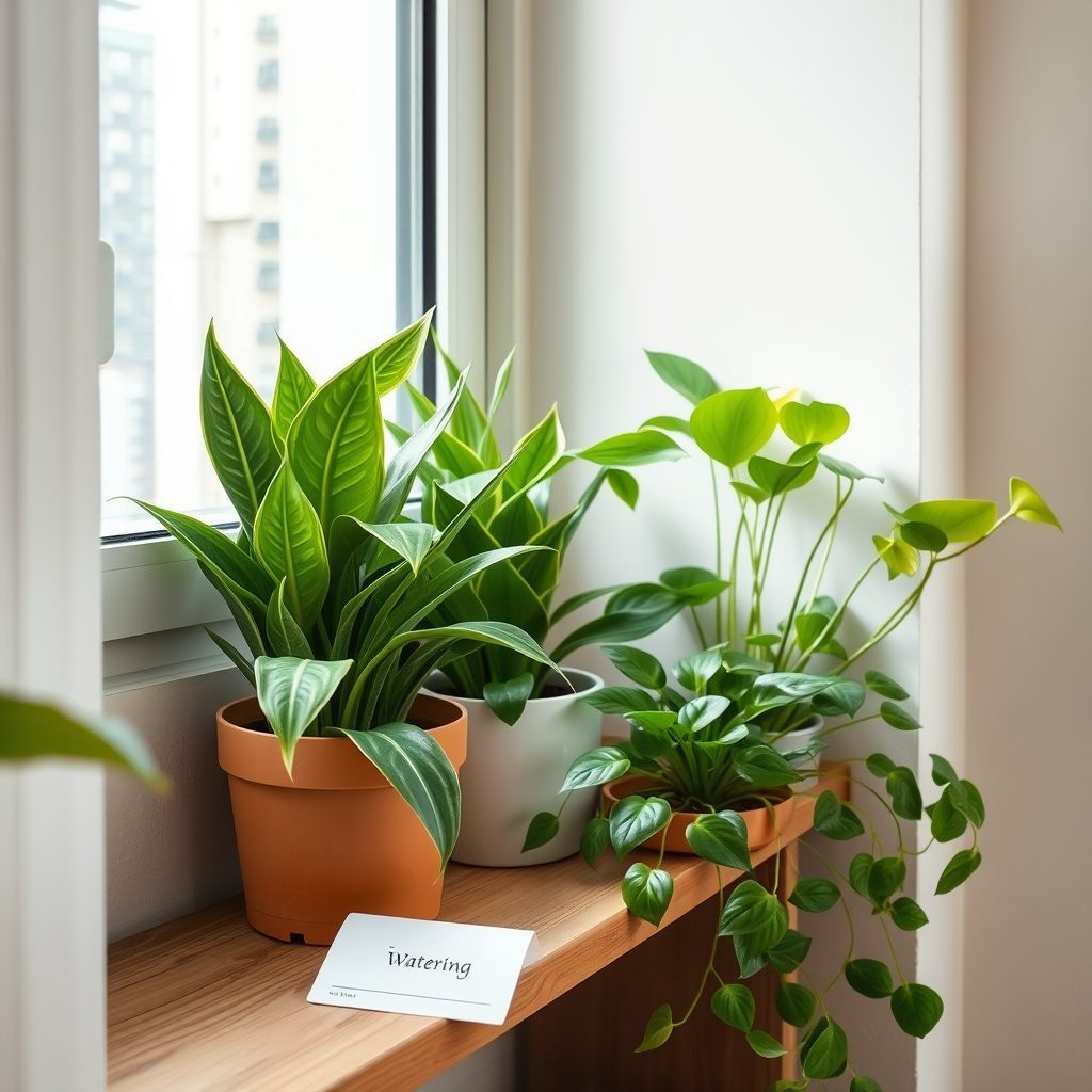 低光量に適した観葉植物