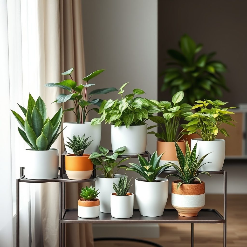 大きな観葉植物
