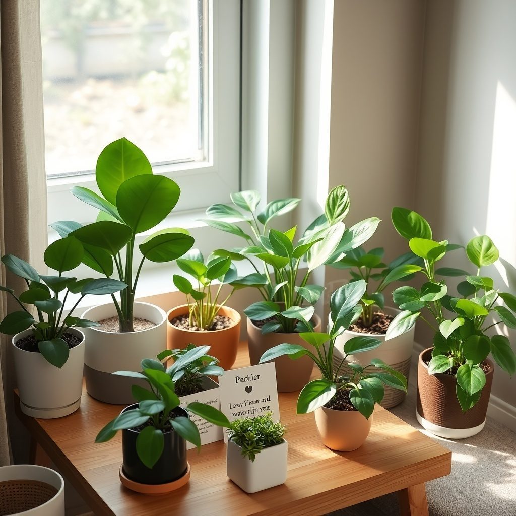 低光量に最適な観葉植物